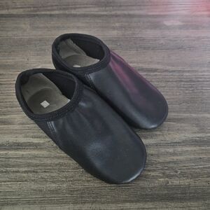 Toddler Jazz Dance Shoes Unisex Kids Slip On Dance Shoes Black 10M